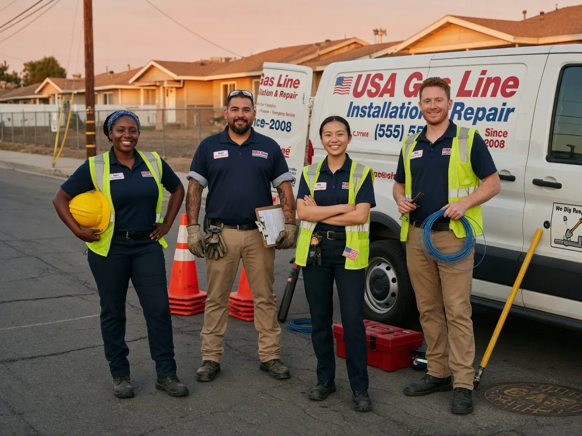 Gas Line Installation company in Falls City, OR